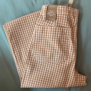 Brand new Madewell slim Emmett wide-leg pant